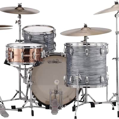 Ludwig Classic Maple Fab 22 Shell Pack - Vintage Blue Oyster (L84233AX2QWC) image 3
