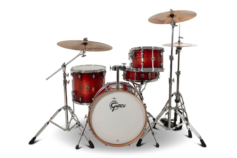 Gretsch Catalina Club Fusion Drum Kit Shell Pack, Gloss Crimson Burst image 1