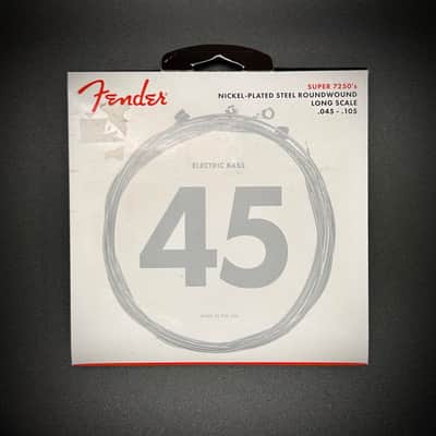 Fender 7250  Long Scale, 7250M .045-.105, Roundwound Bass Strings, Nickel Plated Steel image 1