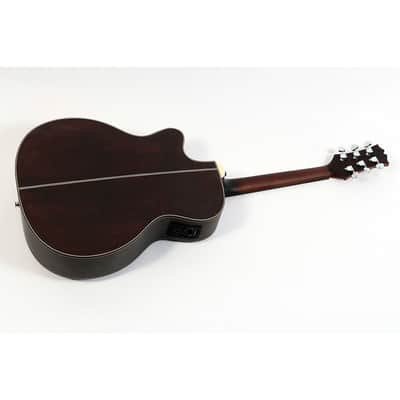 Mitchell T413CE-BST Terra Series Auditorium Solid Torrefied Spruce Top Acoustic-Electric Guitar Regular Edge Burst image 2