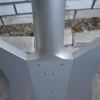 Obstructures 0.750 2016 clear solid aluminum guitar image 13