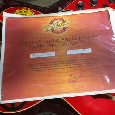 Gibson Alvin Lee Signature Big Red - Custom Shop - 2007 cherry image 8