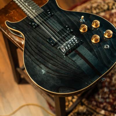 Washburn Hawk 12-String Trans Black image 6