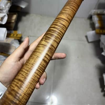 AAAA lock nut 24Fret Roasted Flame Maple Electric guitar Neck replace matte image 5
