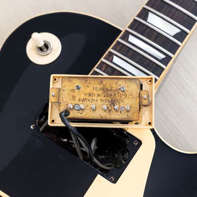 1979 Greco EG900 Vintage Guitar Standard, Black w/ USA DiMarzio PAFs & Case, Japan Fujigen image 18