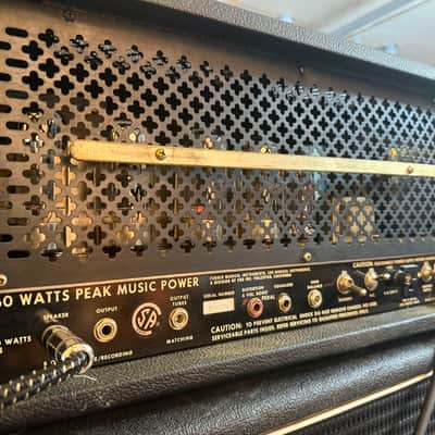 Fender 300ps bass guitar amplifier c 1969 Blackface all tube 300 watt ampeg svt killer original vintage usa 300-PS image 5
