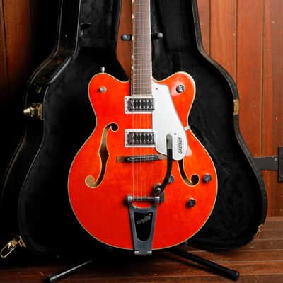 Gretsch G5422T Orange Stain Hollowbody Electric Guitar w/Bigsby Pre-Owned image 2