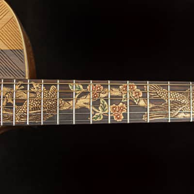 Blueberry Handmade  Acoustic Guitar with a combination Cedar, Rosewood and Alaskan Spruce Top and Mahogany Back and Sides Buit to Order in 90 Days image 11