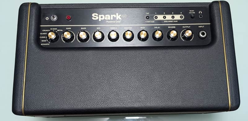 Positive Grid Spark 40 40-Watt 2x4" Modeling Guitar Combo 2020 - Present - Black image 1