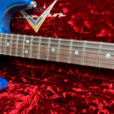 Fender  Custom Shop '66 Strat® Deluxe Closet Classic, Rosewood Fingerboard Aged Lake Placid Blue image 15
