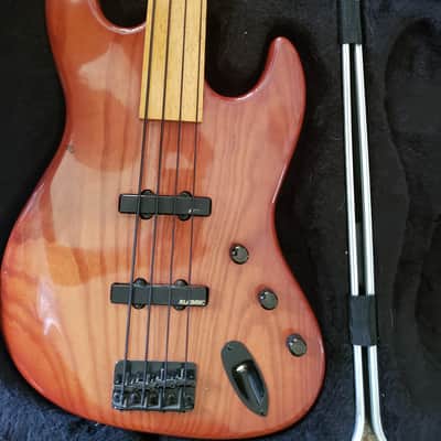 Custom Fretless Bass w Alembic parts Custom Unknown Birds eye maple and maple image 4