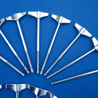 Pearl T-075 Masters T-rods Tension Rods Bass Drum Lot of 16 90s image 3