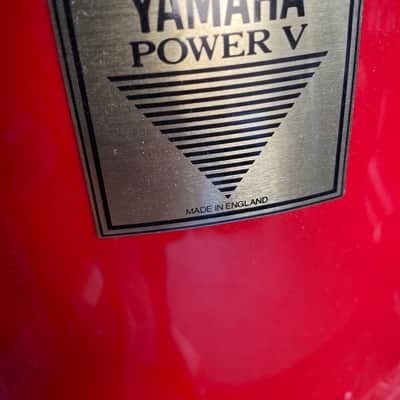 Yamaha V-Power Drum Shells 13/16 1990s - Red image 4
