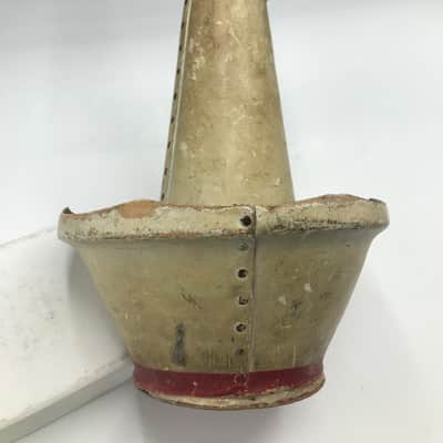 Vintage Humes & Berg Stonelined Trombone Mute Tenor Cup - White/Red image 8