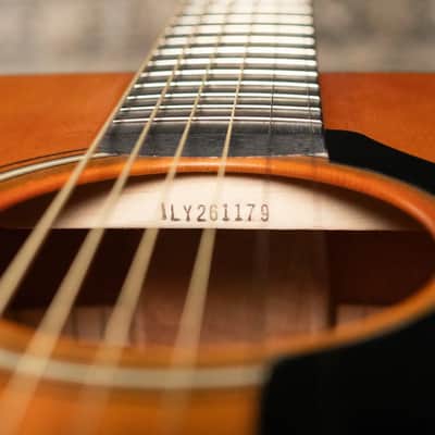 Yamaha FG3 Red Label Acoustic Guitar - Vintage Natural with Gig Bag image 14