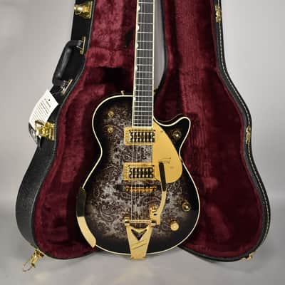 Gretsch G6134TG Limited Edition Paisley Penguin 2023 Black Paisley image 1