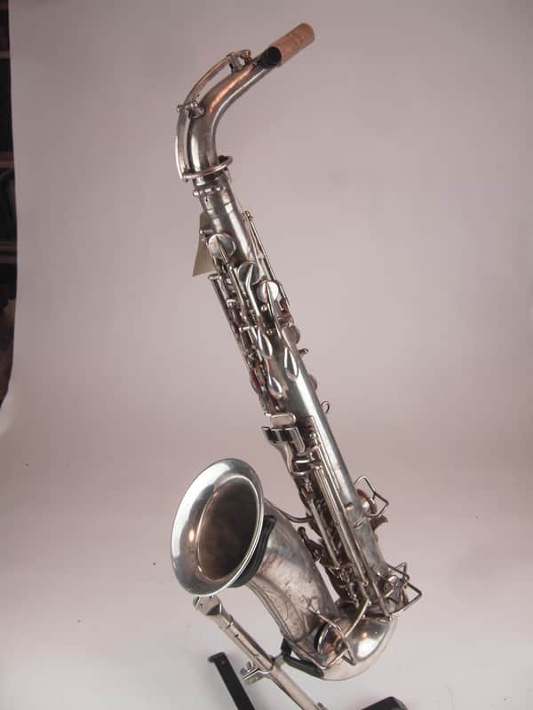Seltenes Vintage Diamond Eb Altsaxophon Sax Alt Polster neu rare alto sax new pads versilbert image 1