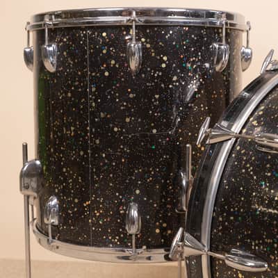 1964 Slingerland Mardi Gras Pearl Gene Krupa Deluxe Drum Set image 3