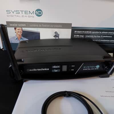 Audio-Technica ATW-1101/L System 10 Digital Wireless Lavalier Microphone System - Black image 4