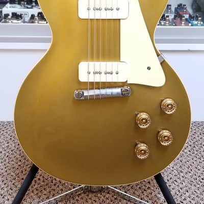 used 2022 Gibson Custom Shop 1954 Les Paul Goldtop Reissue VOS R4, Very Good Condition with OHSC & Paperwork, gold top image 4