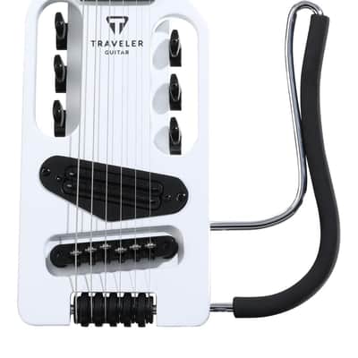 Traveler Guitar Ultra-Light Electric Travel-size Guitar - Satin White image 1
