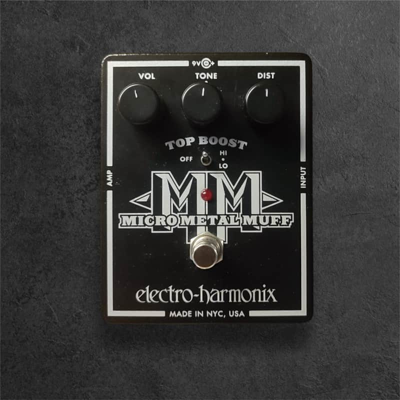 Electro-Harmonix Micro Metal Muff Distortion with Top Boost 2008 - 2020 - Black image 1