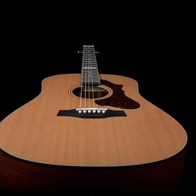Godin Metropolis Natural - Solid Cedar top - Dreadnought Acoustic Electric Guitar - LR Baggs Electronics - Gig Bag included image 5