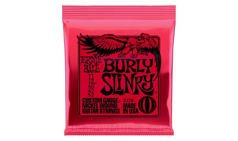 Burly Slinky Nickel Wound Electric Guitar Strings 11-52 Gauge - world standard special-tempered+tinned steel & ni-plated wrap on steel hex core image 1