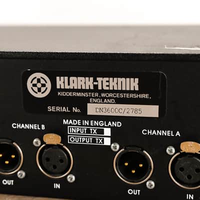 Klark Teknik DN3600 Programmable Graphic Equalizer CG01XTP image 10