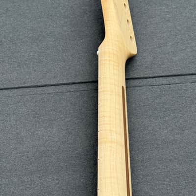 American Fender Telecaster Flamed 1-piece Maple Neck Standard Thin by Warmoth USA w/ Fender locking tuners image 4