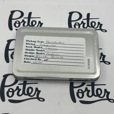 Porter Standard Classic/Overdrive Humbucker Pickup Set - Zebra image 2