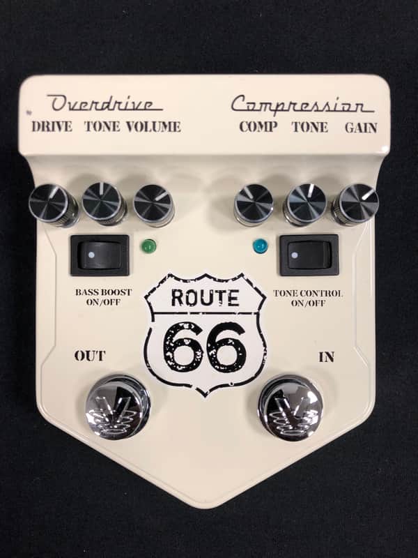 Visual Sound Route 66 Overdrive/Compressor Pedal Owned by Ian D'Sa of Billy Talent image 1