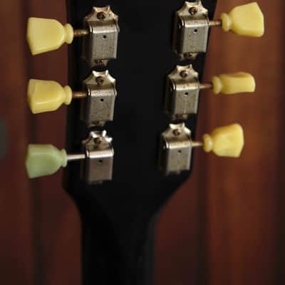 Burny Super Grade LP Style Ebony Electric Guitar Made in Japan Pre-Owned image 9