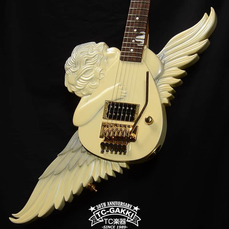 1990's ESP Angel guitar Pearl White image 1