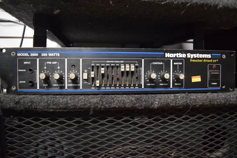 Hartke Systems Model 3500 Transient Attack Bass Amp Head (Refurbished) image 1