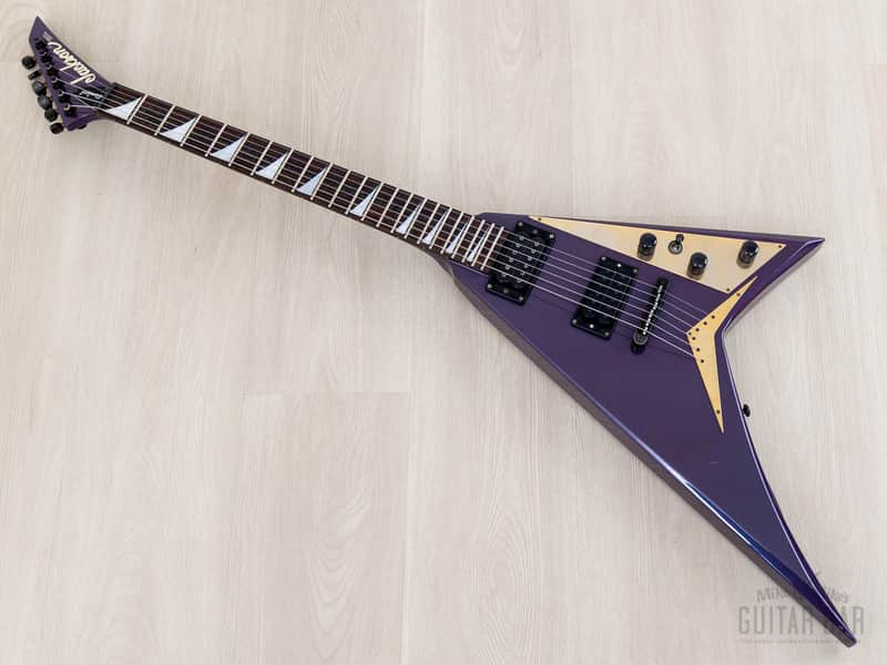 1993 Grover Jackson Randy Rhoads Standard V Blue Purple w/ | Reverb