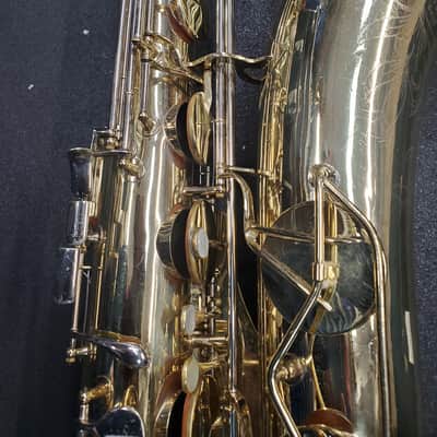 King Super 20 Bari Sax 1960 - Lacquered Brass image 17