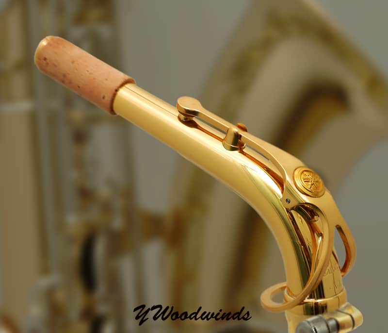 Yamaha V1 Custom Gold Lacquer AV1 Alto Saxophone Neck image 1