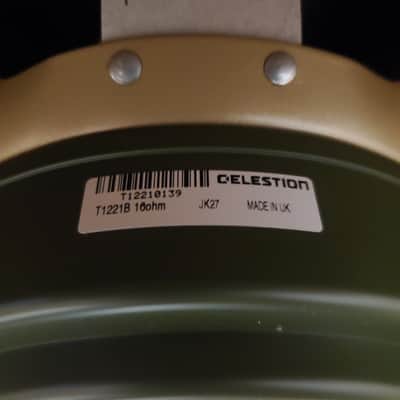 Celestion G12M Greenback 12" 25-Watt 16ohm Guitar Amp Speaker 2020s - White image 2