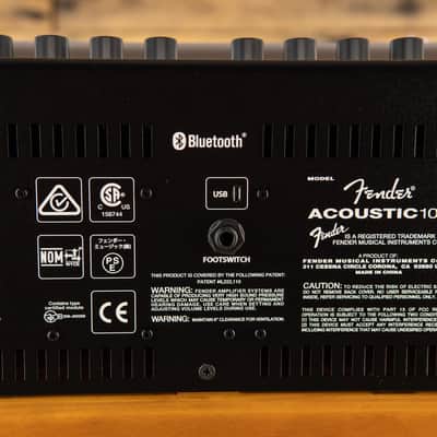 Fender Acoustic 100 2-Channel 100-Watt 1x8" Acoustic Guitar Amp image 4