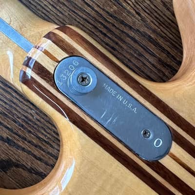 RARE! 1979 Kramer DMZ 4001 LEFTY - Natural w/ OHSC image 11