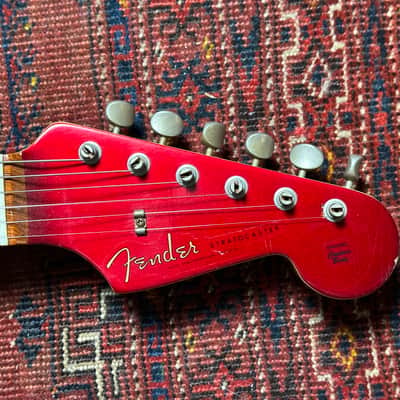 Fender Custom Shop '60 Relic Stratocaster 2006 Candy Apple Red with Matching Headstock image 11