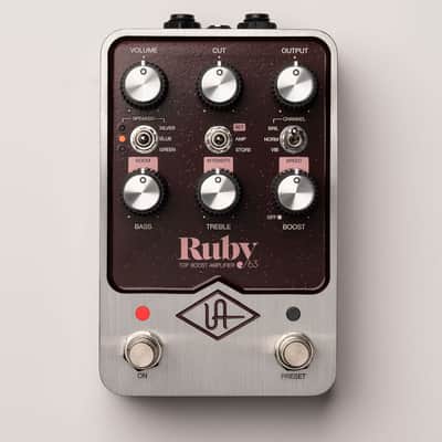 Universal Audio UAFX RUBY '63 Top Boost Amplifier image 2