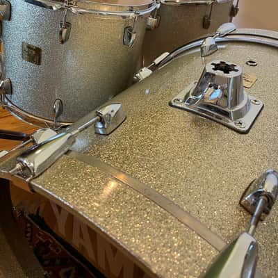Yamaha Maple Custom Absolute Silver Sparkle image 6