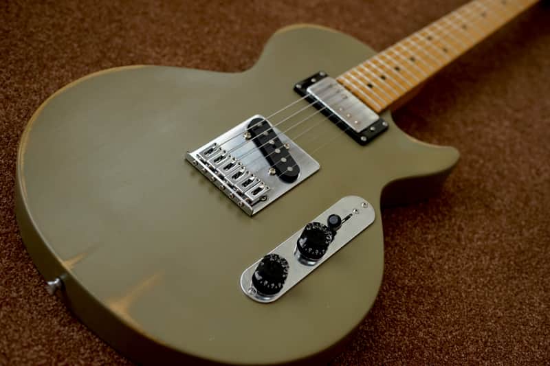 Warmoth Tele Paul Hybrid Worn Aged Relic Olive Drab Tex Mex Telecaster LP Hybrid Partscaster image 1