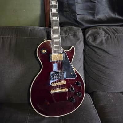 Epiphone Jerry Cantrell "Wino" Les Paul Custom 2022 - Present - Wine Red image 1