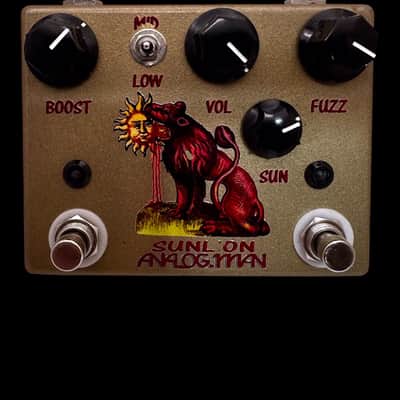 Analogman Bart Sun Lion With On/Off 2010s - Gold X7234 image 4