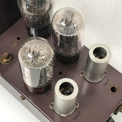 Pair Vintage The Fisher Model 80-AZ Tube Amplifier (Rare Military Version) image 4