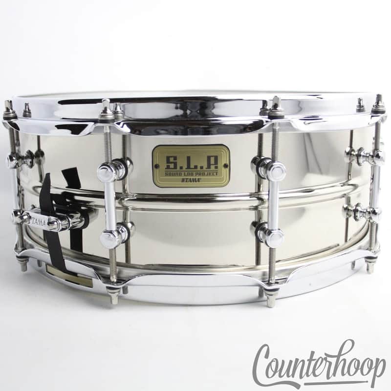 *Tama SLP Vintage 1.2mm Steel Snare 14x5.5"Rare Out Of Production Hardly Played* image 1