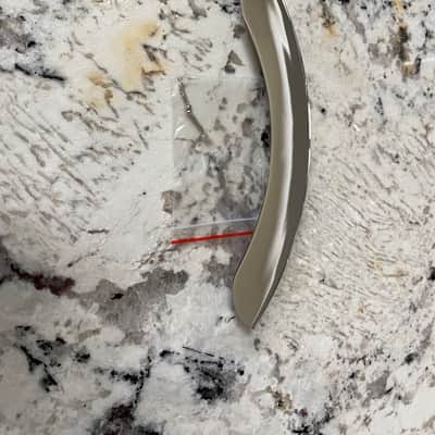 Gretsch Penguin Armrest Chrome image 3